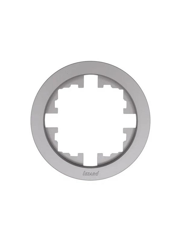 рамка 1-м osen горизонт. круглая сер. матов. lezard 744-7400-146 от BTSprom.by