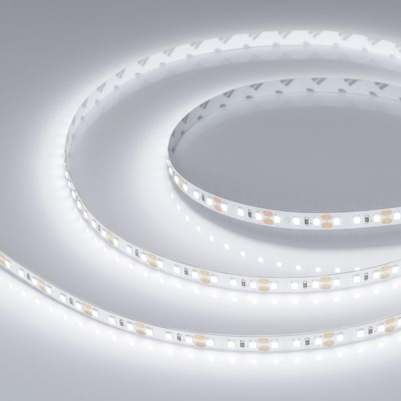 лента светодиодная rt-a120-8mm 12v white 6000к 9.6вт/м ip20 2835 открыт. (уп.5м) arlight 012334(2) от BTSprom.by