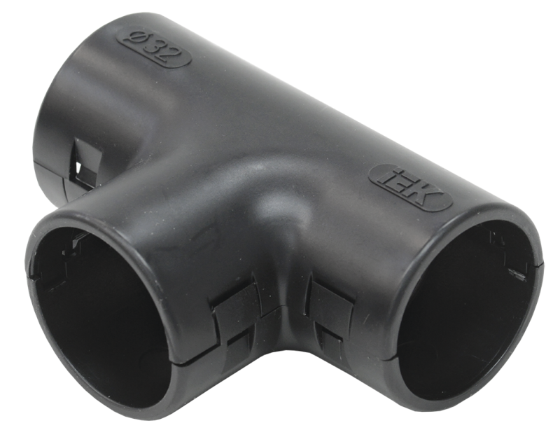 тройник открывающийся ti32g черн. (уп.5шт) iek cta10d-tig32-k02-005 от BTSprom.by