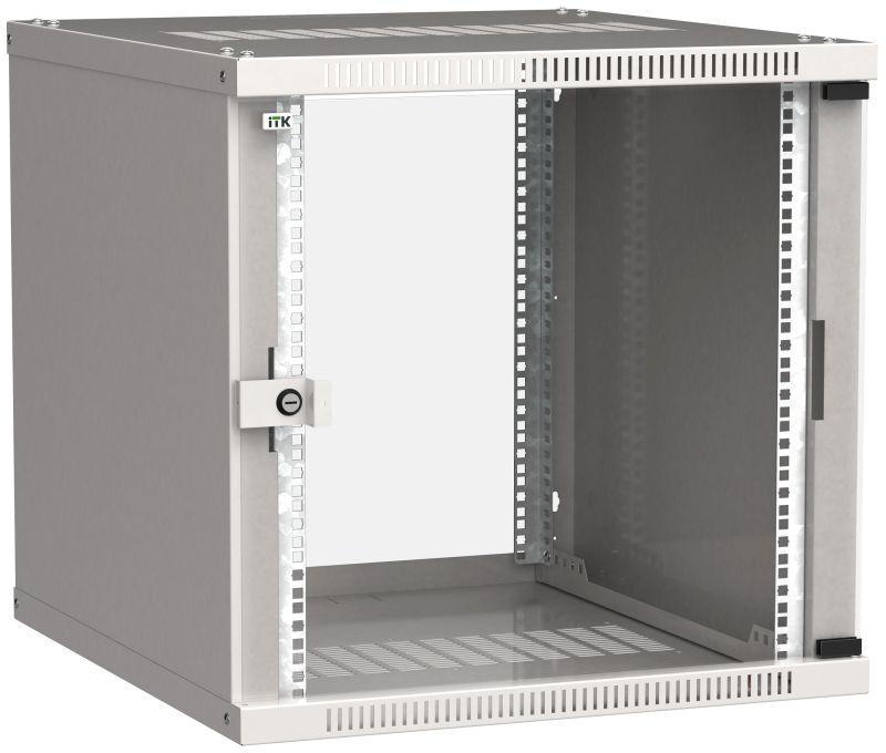 шкаф linea we 12u 550x350мм дверь стекло сер. itk lwe3-12u53-gf от BTSprom.by