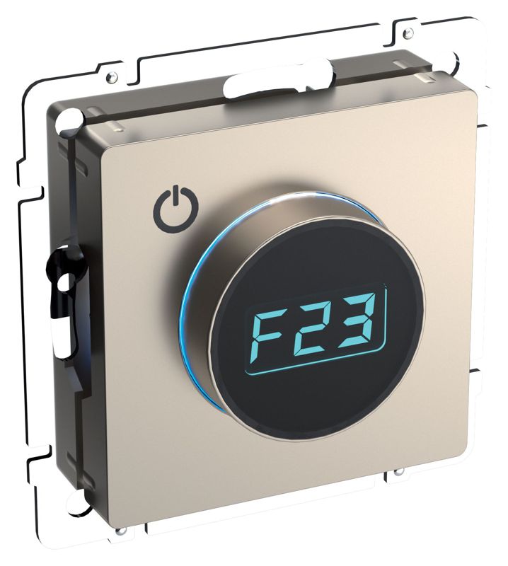 термостат электронный с индик. brite сп ip20 тс10-1-брш механизм шампань iek br-rt11-k37 от BTSprom.by