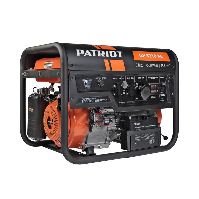 бензогенератор gp 8210 ae patriot 474101705 от BTSprom.by