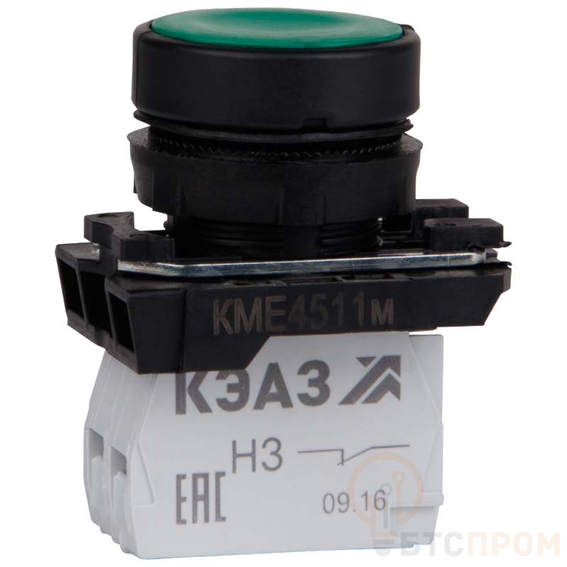 Кнопка КМЕ4510м зел. 1но+0нз цилиндр IP54 КЭАЗ 354369 фото в каталоге от BTSprom.by  Кнопка КМЕ4510м зел. 1но+0нз цилиндр IP54 КЭАЗ 354369 фото в каталоге от BTSprom.by