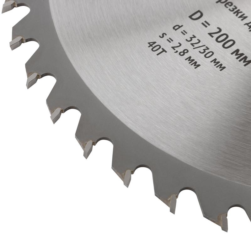  Диск пильный для циркулярных пил по дереву 200х32/30х40T FIT 37749 фото в каталоге от BTSprom.by