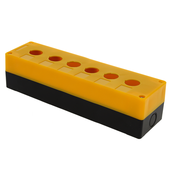 корпус кп106 6 кнопок пластик. желт. ekf cpb-106-o от BTSprom.by