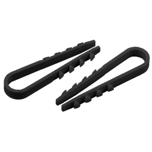  Дюбель-хомут 11-18мм для круглого кабеля NO-224-560 черн. (уп.10шт) Эра Б0066258 фото в каталоге от BTSprom.by