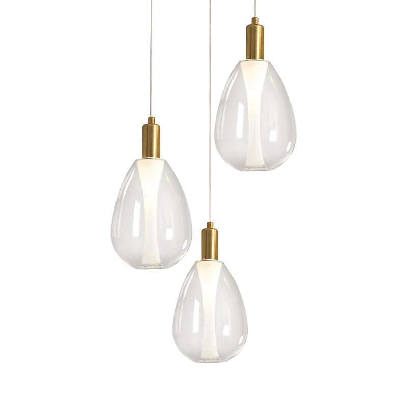  Светильник Nadia 20Вт G9х3 IP20 подвесной Freya FR5501PL-03BZ фото в каталоге от BTSprom.by