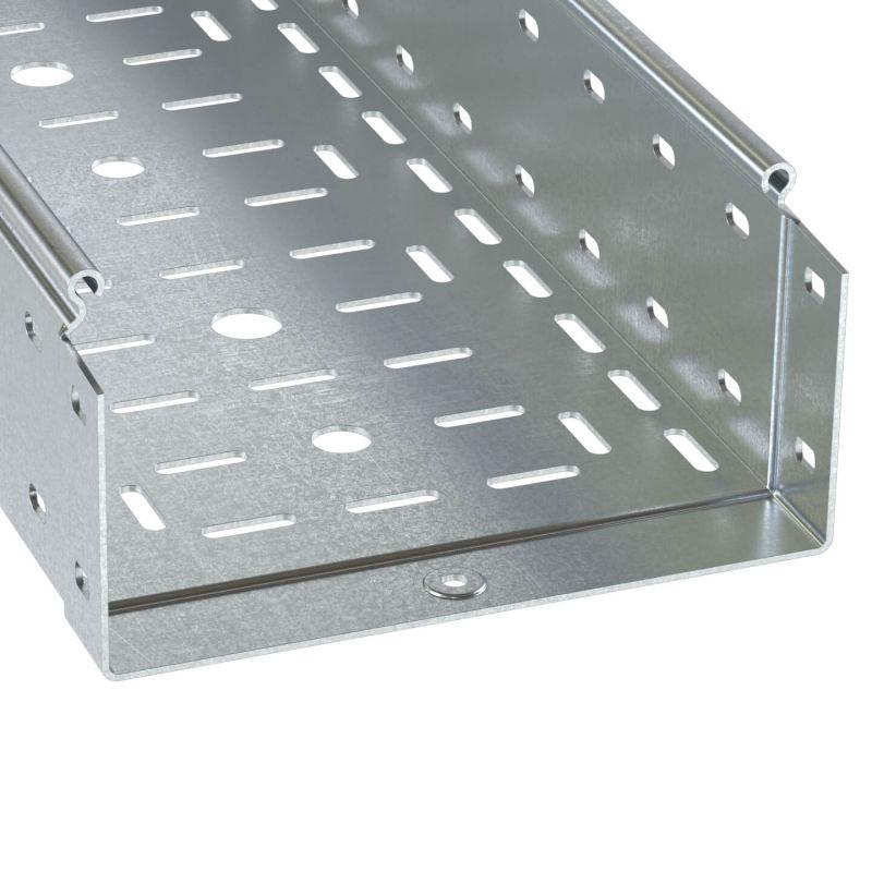 Лоток листовой перфорированный 200х100 L3000 сталь 1мм DKC 3534310 от BTSprom.by