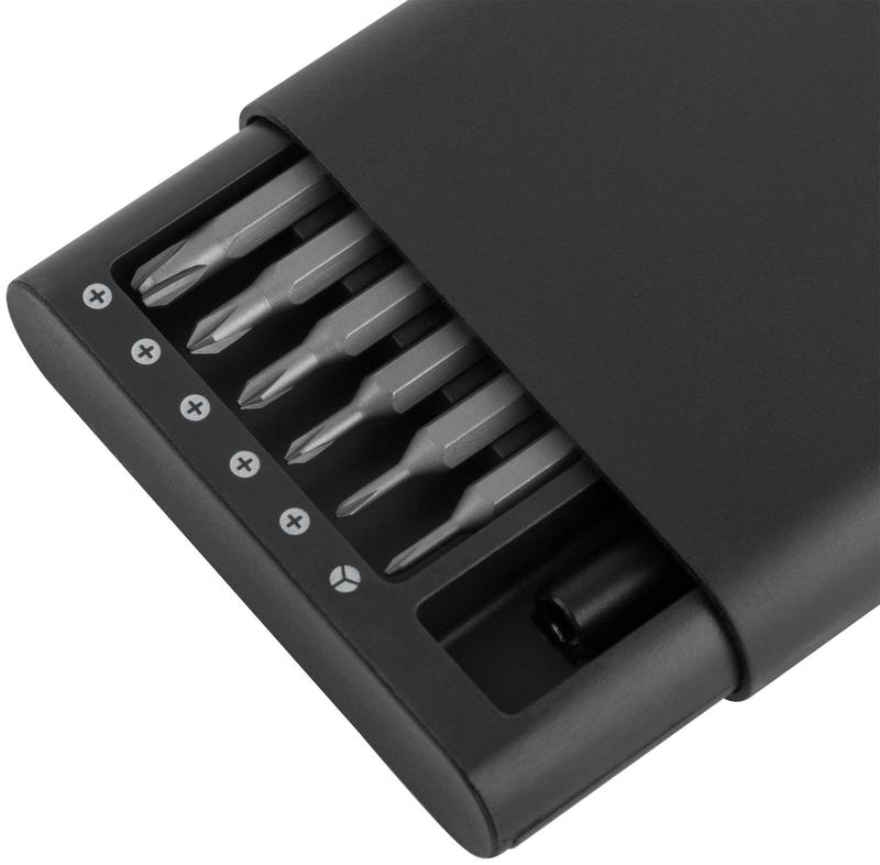  Отвертка с битами для точных работ 24 бит сталь S2 алюм. кейс профи FIT 56195 фото в каталоге от BTSprom.by