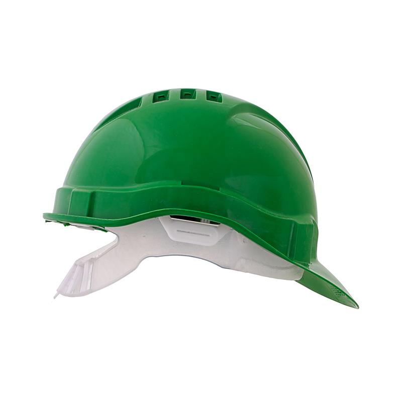  Каска Европа текстиль лента зел. ЕЛАНПЛАСТ КАС101-З фото в каталоге от BTSprom.by