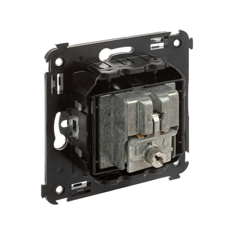  Розетка телевизионная TV/FM/SAT СП Avanti "Черный квадрат" DKC 4402533 фото в каталоге от BTSprom.by