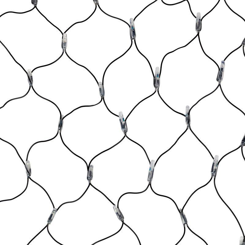  Гирлянда светодиодная "Сеть" 2х0.7м 176LED бел. 11Вт 220-240В IP65 провод ПВХ черн. Neon-Night 215-011 фото в каталоге от BTSprom.by