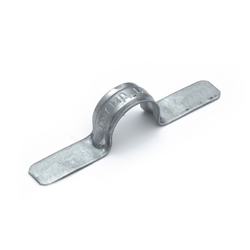 скоба крепежная двухлапковая смд d16-17мм метал. без отверстий (уп.100шт) промрукав pr08.3640 от BTSprom.by