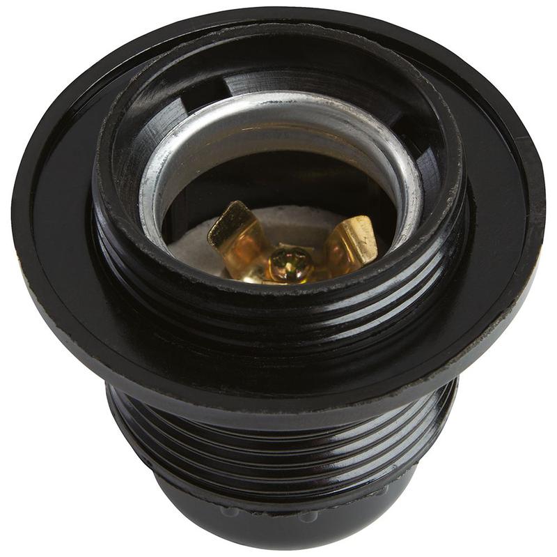 патрон е27 с кольцом 250в 4а карболит латунь черн. размер 55х58мм feron 41041 от BTSprom.by