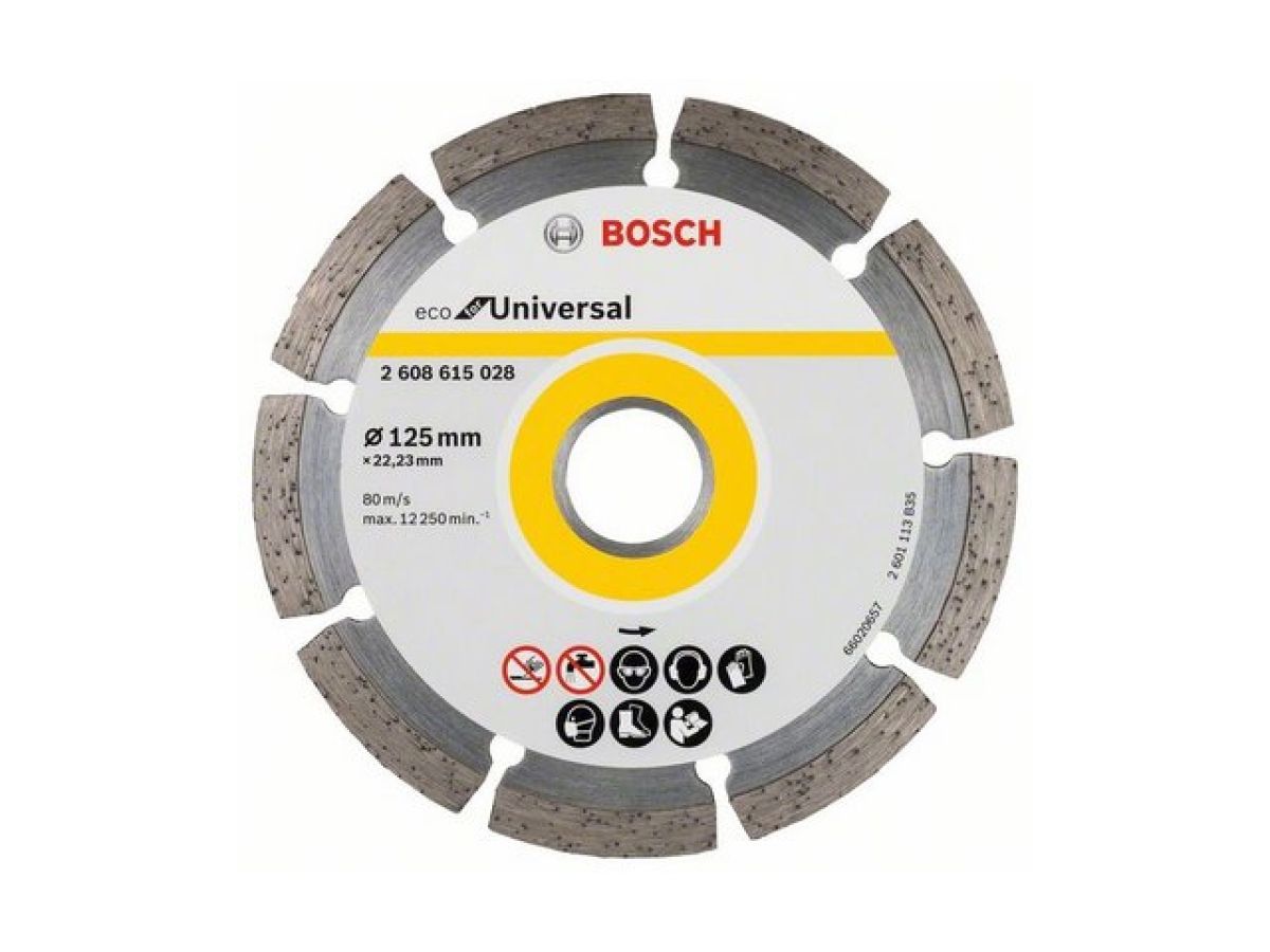 алмазный круг 125х22 мм универс. сегмент. eco universal bosch (сухая резка) 2608615041 от BTSprom.by