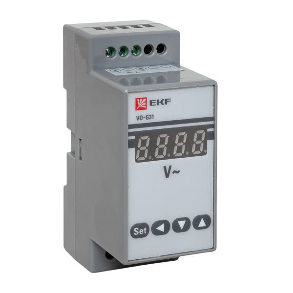 вольтметр цифровой vd-g31 на din-рейку однофазный ekf vd-g31 от BTSprom.by