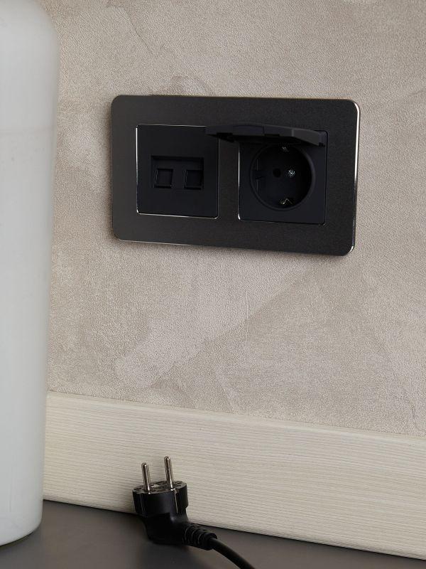  Рамка 2-м BRITE РУ-2-1-Бр метал. титан RE IEK BR-M22-M-01-K48 фото в каталоге от BTSprom.by