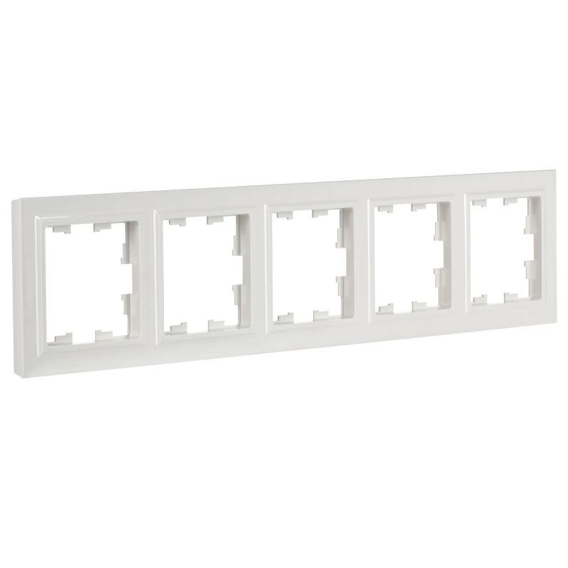  Рамка 5-м BRITE РУ-5-БрБ бел. IEK BR-M52-K01 фото в каталоге от BTSprom.by