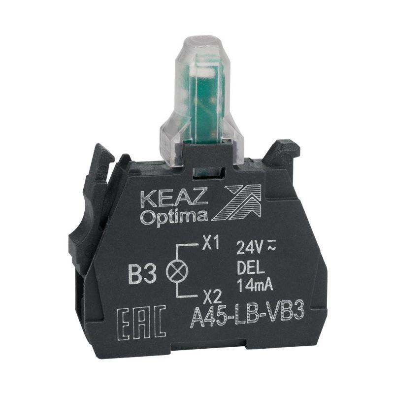 блок световой optisignal d22 a45-lb-vb3 зел. 24vacdc zbvb3 кэаз 332206 от BTSprom.by