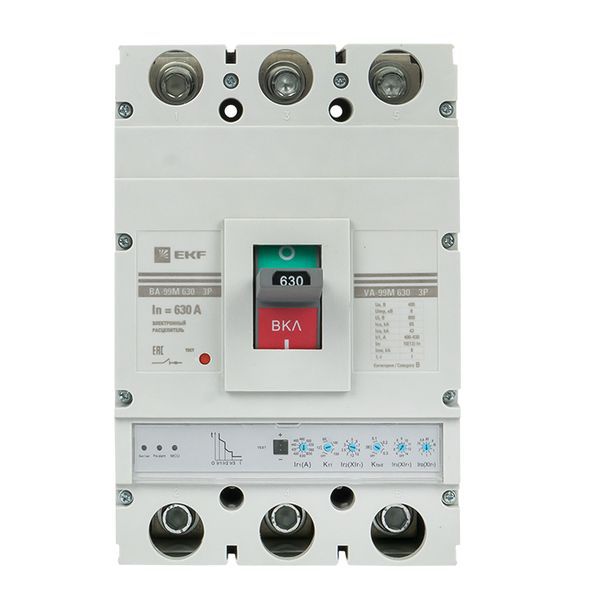  Выключатель автоматический 3п 630/630А 65кА ВА-99М PROxima электр. расцеп. EKF mccb99-630-630me фото в каталоге от BTSprom.by