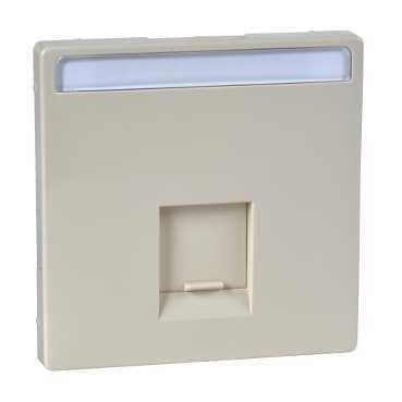  Накладка для механизма тел./комп. роз. 1-пост. Merten беж. SchE MTN466444 фото в каталоге от BTSprom.by