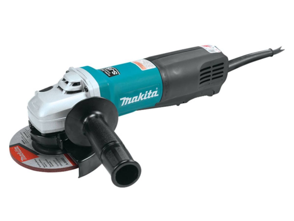 одноручная углошлифмашина makita 9565 pcv в кор. (1400 вт, диск 125х22 мм, плавный пуск, регул. об.) 9565pcv от BTSprom.by