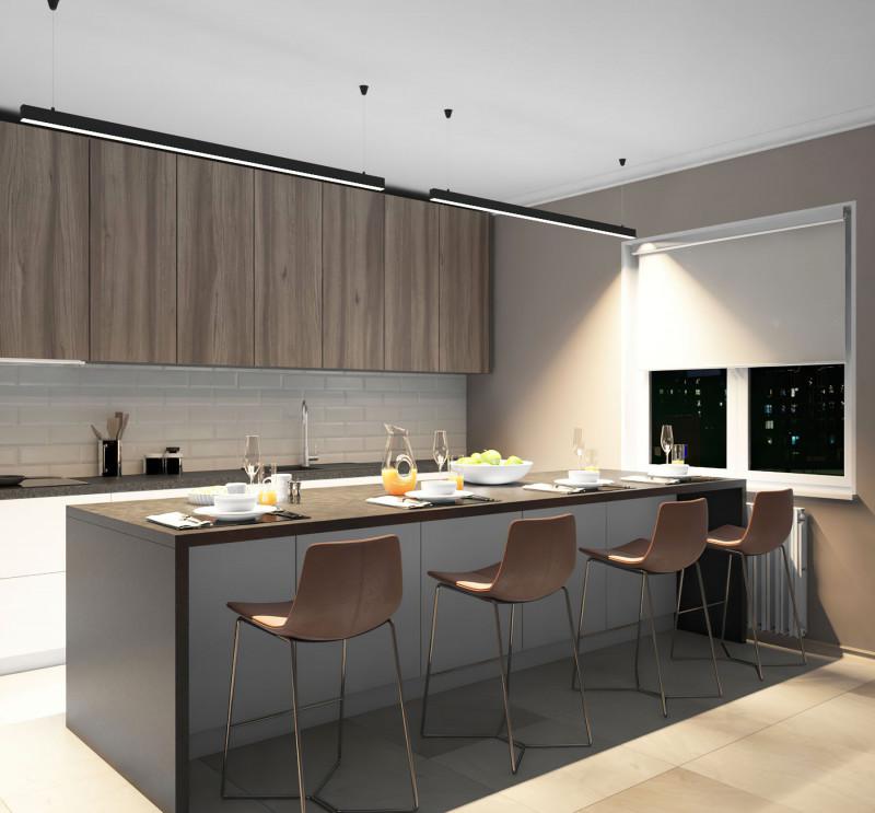  Светильник 42Вт 4000К 1500мм линейный черн. DENKIRS 613661 фото в каталоге от BTSprom.by