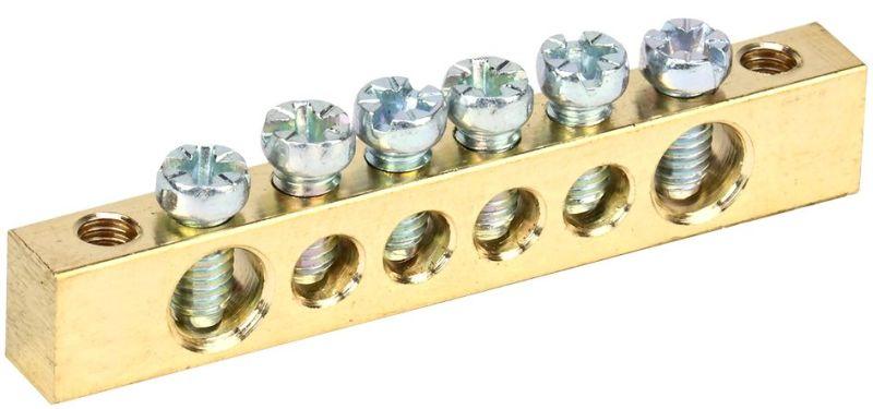 шина pen "земля-ноль" 6х9мм 6/2 (6групп/крепеж по краям) iek ynn11-06-100 от BTSprom.by шина pen "земля-ноль" 6х9мм 6/2 (6групп/крепеж по краям) iek ynn11-06-100 от BTSprom.by