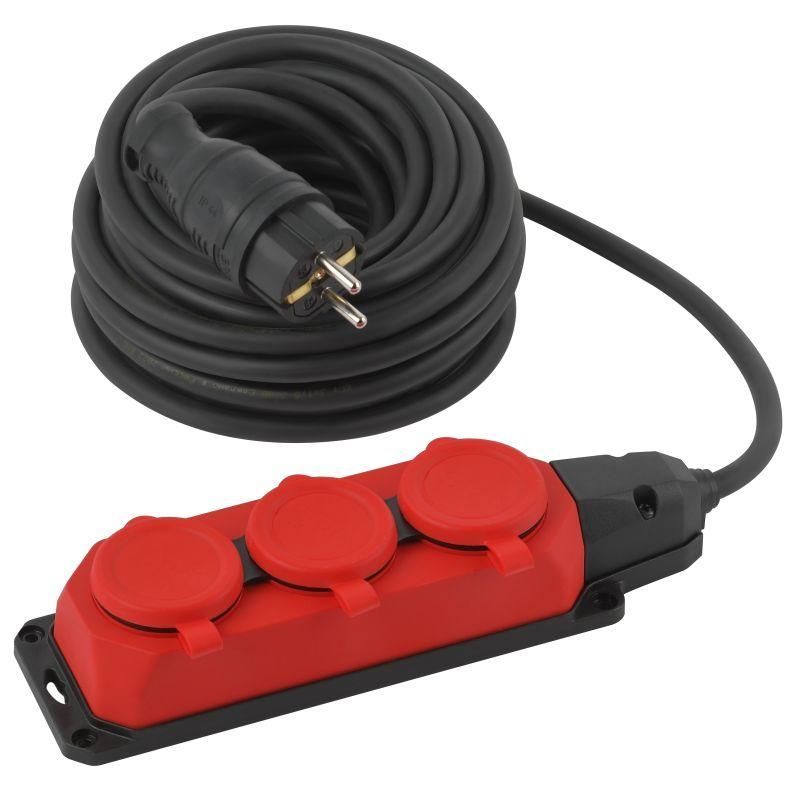 удлинитель 3х10м с заземл. ip44 кг 3х1.5 каучук uk-3e-3x1.5-10m-ip44(kg) эра б0057580 от BTSprom.by
