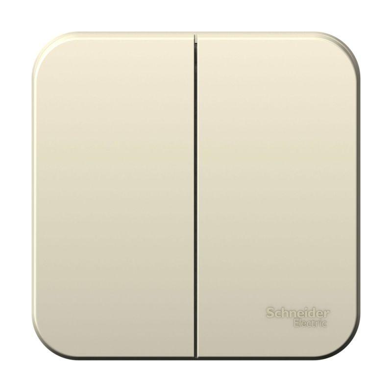  Выключатель 2-кл. ОП Blanca 6А IP20 (сх. 5) 250В молочн. SE BLNVA065002 фото в каталоге от BTSprom.by