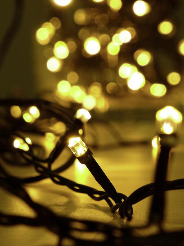 гирлянда "кристалл" dc-ild120-cgl 120led 12м 220в с контроллером зол. shlights 4690601042798 от BTSprom.by