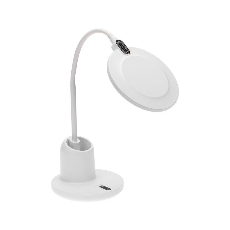 светильник настольный led 12вт с органайзером бел. rexant 75-0224 от BTSprom.by