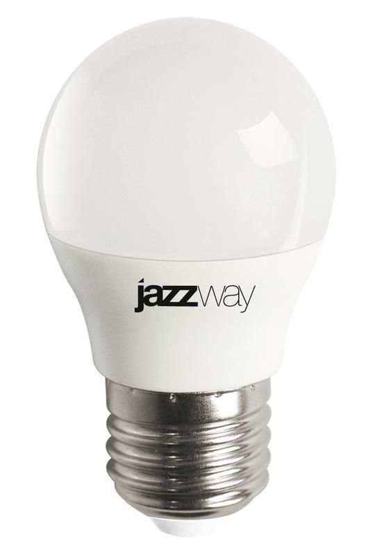 лампа светодиодная pled-lx 8вт g45 шар 4000к нейтр. бел. e27 pro jazzway 5025301 от BTSprom.by