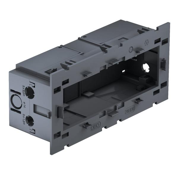 коробка монтажная 3-м 160х76х51мм modul45 71gd9-2 полиамид сер. obo 6288579 от BTSprom.by