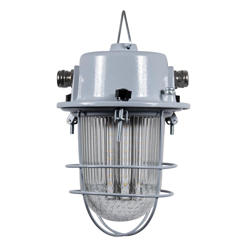 светильник светодиодный "шахтер дср 01" спецсвет 03-020-201 (519) подвесной с реш. 20вт 127в 2700к 2500лм гу (с mgm 20) элетех 1030450519 от BTSprom.by