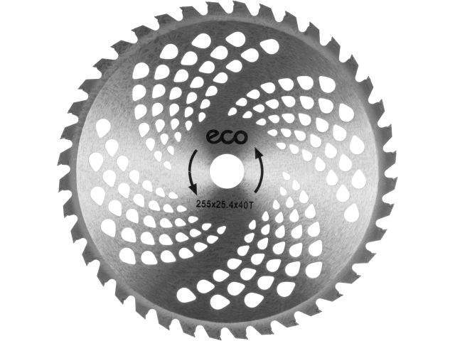 нож для мотокосы 40 зуб. 255х1.3х25.4 мм eco (без коробки) (твердоспл.) gtp-40tw от BTSprom.by