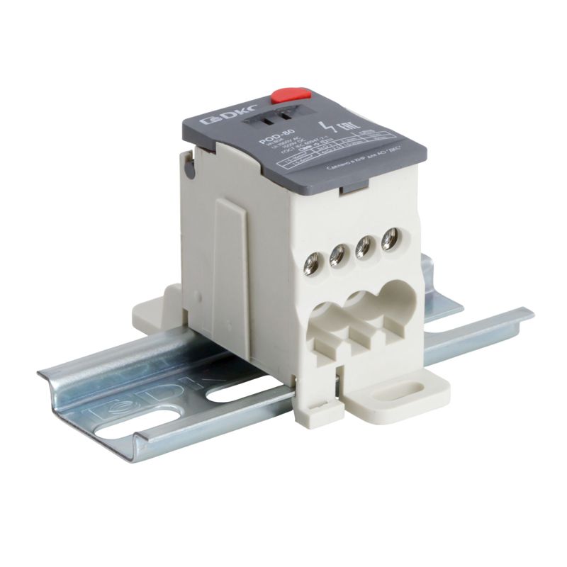 блок распределительный винтовой зажим 3х16кв.мм 4х6кв.мм dkc pod-80 от BTSprom.by