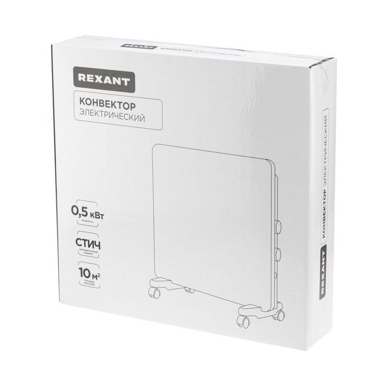  Конвектор электрический с механическим термостатом 0.5кВт СТИЧ-нагревательный элемент Rexant 60-0126 фото в каталоге от BTSprom.by