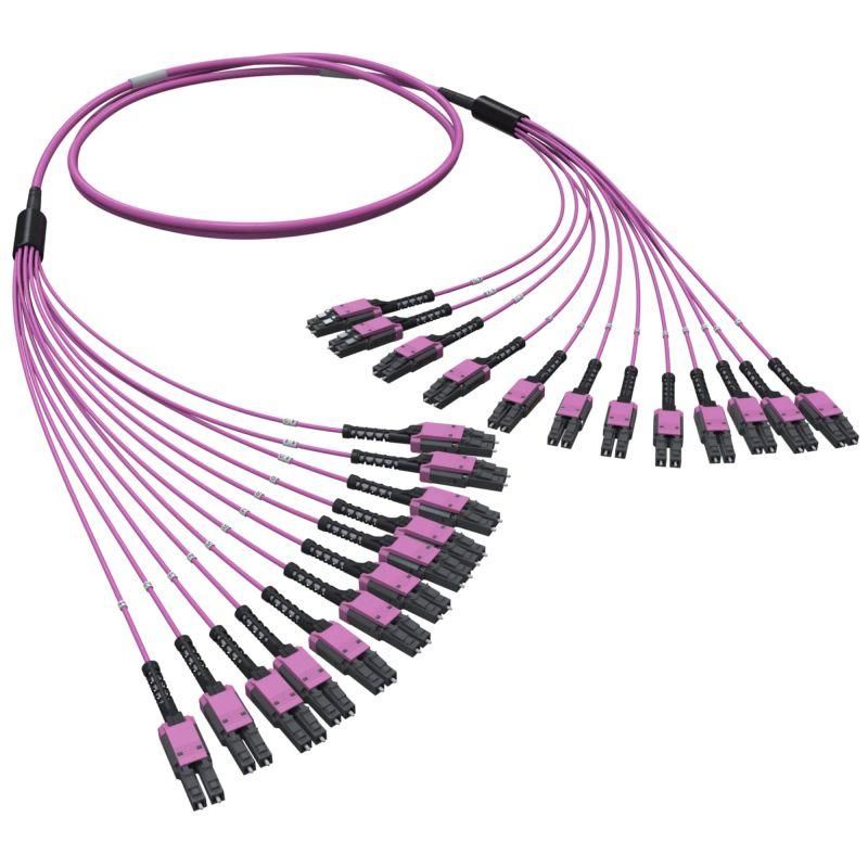 сборка оптическая разветвительная 24ов 50/125 om4 12хlc duplex uniboot/12хlc duplex uniboo 10м dkc rnfll24410 от BTSprom.by