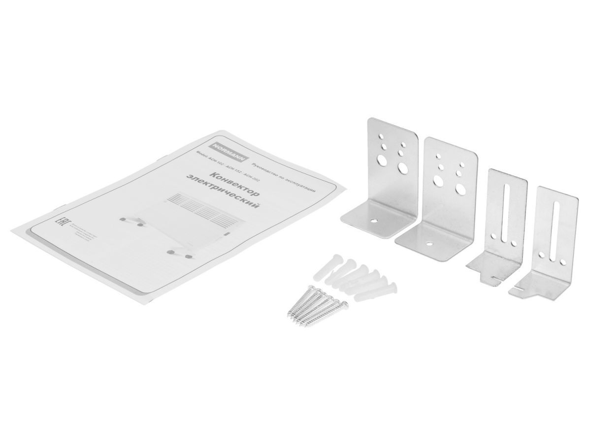  Конвектор электрический NORMANN ACH-104 (1000 Вт, S обогрева: до 12 м2, Термостат, Х-обр ТЭН) ACH-104 фото в каталоге от BTSprom.by