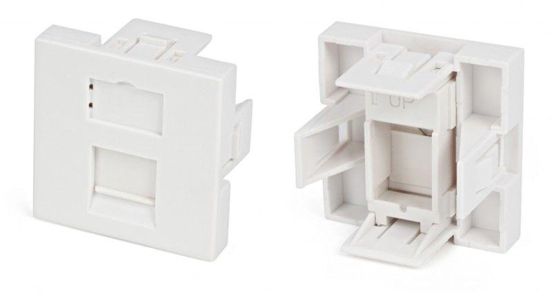 вставка sip2-1k-m45-45 45х45 для модуля формата keystone jack hyperline 35207 от BTSprom.by