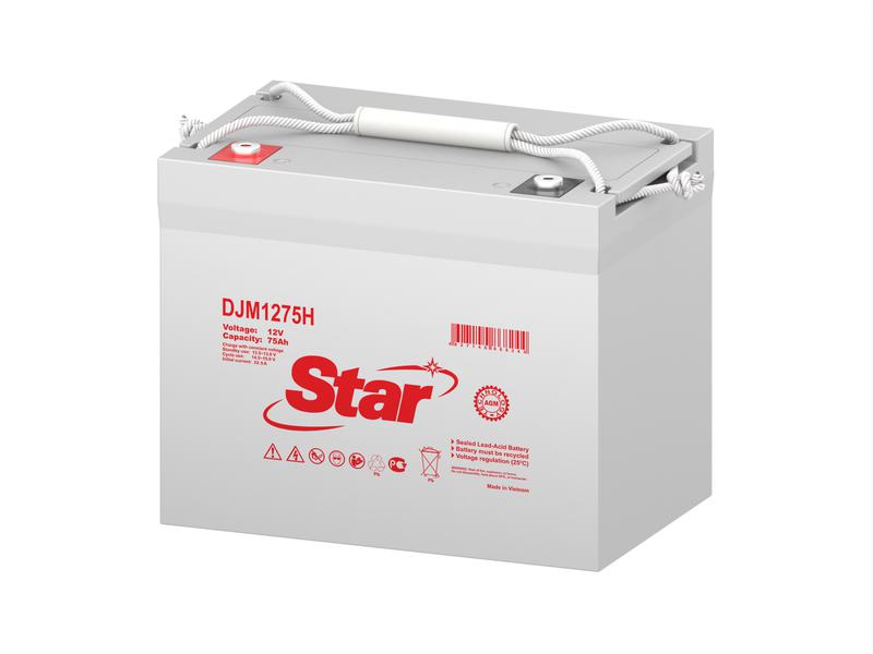 аккумулятор 12в 75а.ч star djm1275h от BTSprom.by