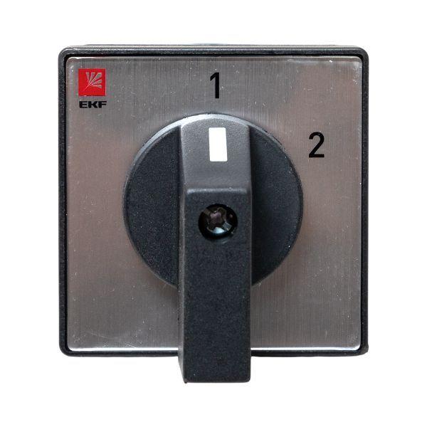  Переключатель кулачковый ПК-1-52 2П 25А "1-2" EKF pk-1-52-25 фото в каталоге от BTSprom.by