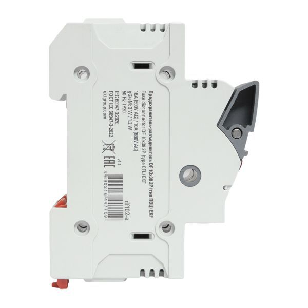  Предохранитель-разъединитель DF 10х38 2п (тип ПВЦ) EKF df102-e фото в каталоге от BTSprom.by