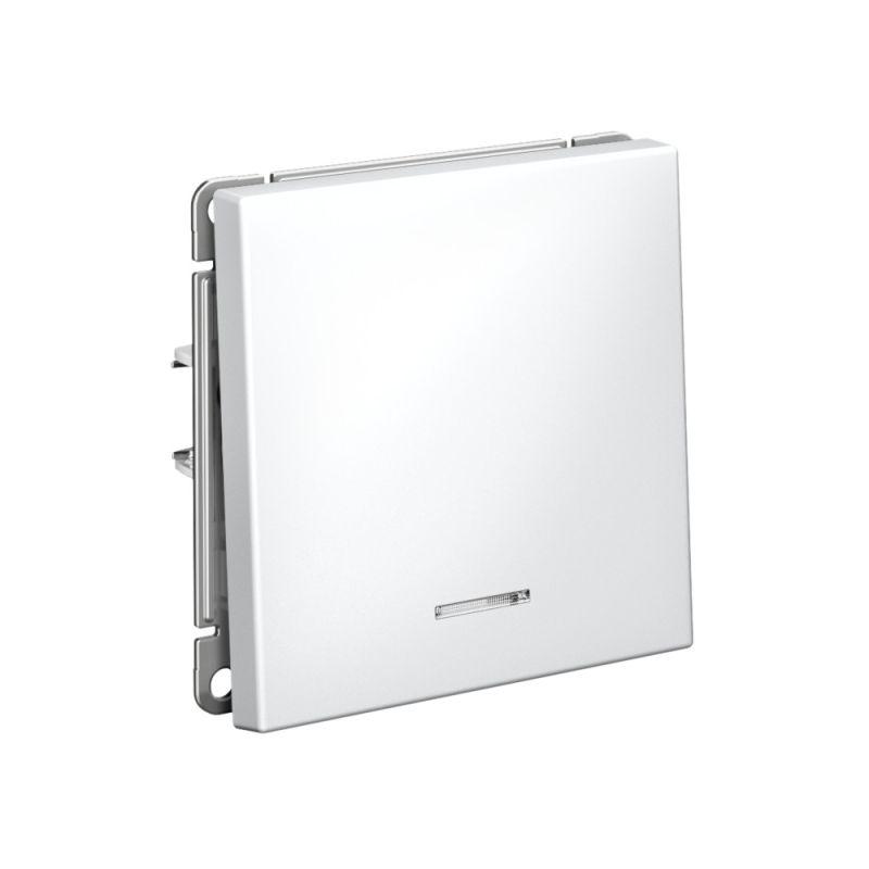  Выключатель 1-кл. ArtGallery 10AX с подсветкой быстрозажим. клем. механизм бел. SE GAL000113S фото в каталоге от BTSprom.by