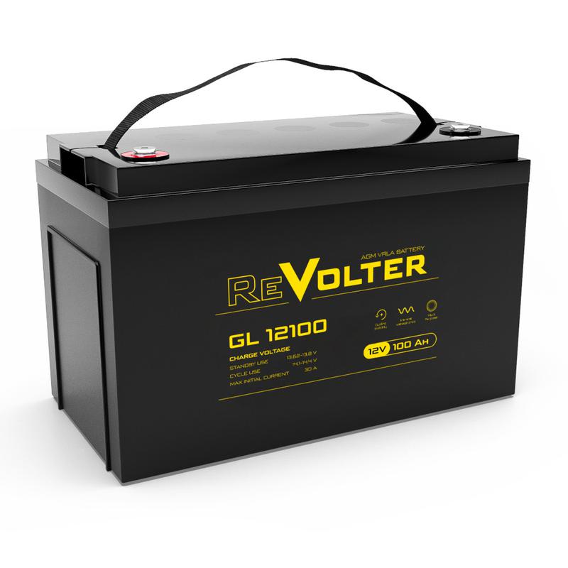 аккумулятор 12в 100а.ч gl 12100 revolter 4614040010021 от BTSprom.by