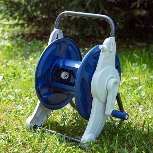  Катушка компактная с ручкой для переноса и хранения шланга до 12мм(1/2)х35м (1/6) Green Apple Б0003109 фото в каталоге от BTSprom.by