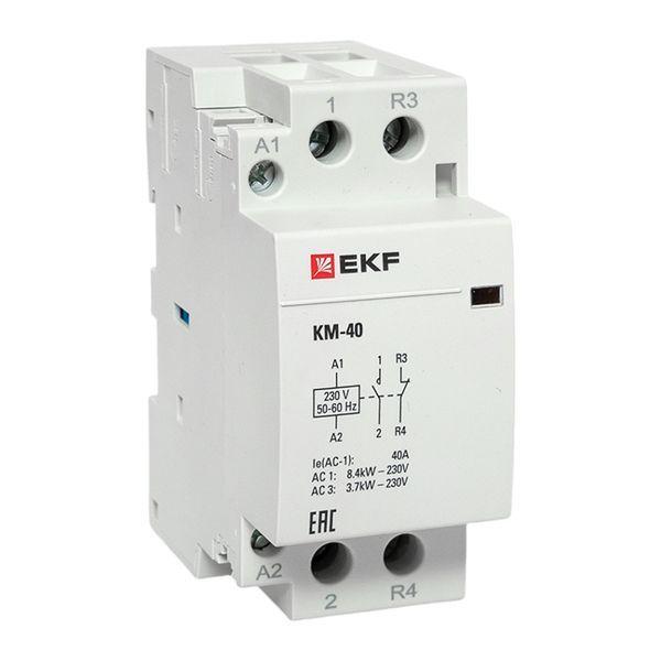 контактор модульный км 40а nо+nc (2 мод.) ekf km-2-40-11 от BTSprom.by