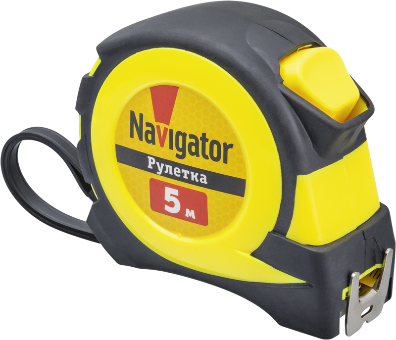 рулетка 80 260 nmt-ru02-a-5-19 5мх19мм автостоп navigator 80260 от BTSprom.by