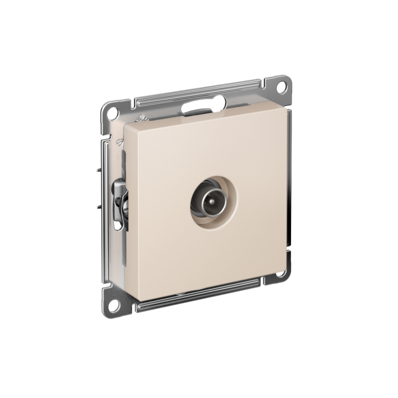 розетка телевизионная tv atlasdesign коннектор механизм беж. se atn000293 от BTSprom.by